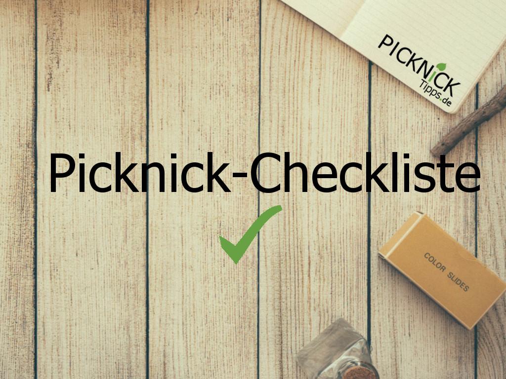 Picknick Checkliste