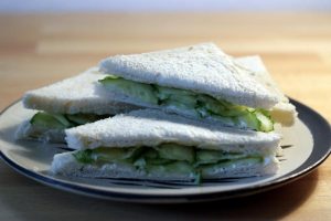 Englisches Gurkensandwich