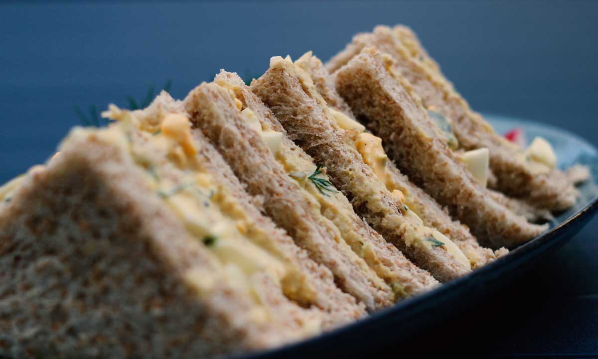 Eiersalat-Sandwich - British Style