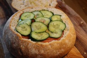 Picknickbrot befüllt